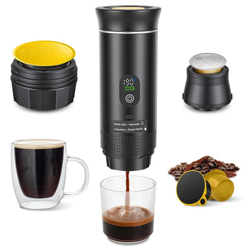 Cordless Self-Heating Portable Espresso Maker